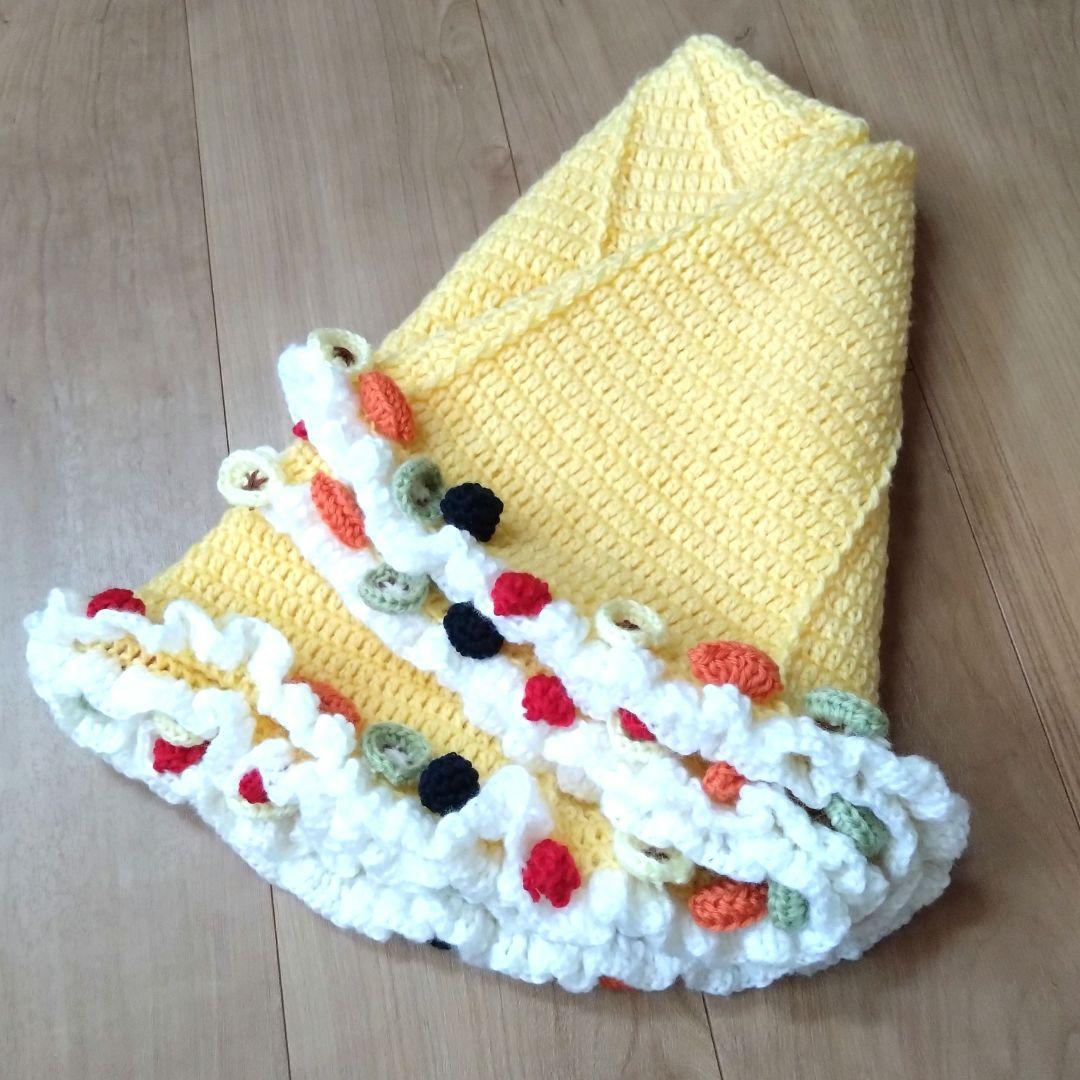 クレープブランケット　ベビー　ハンドメイド