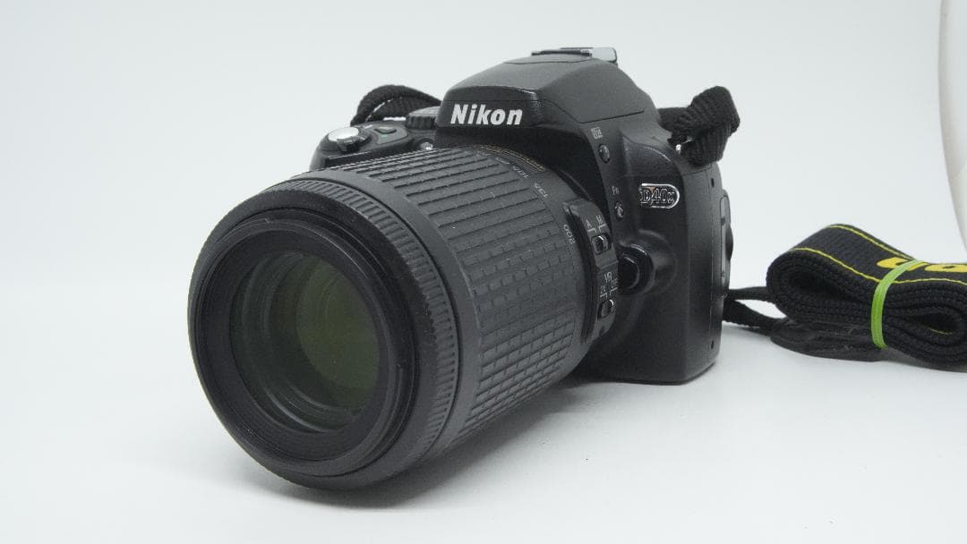 【B3008】 Nikon D40x ダブルズームキット ブラック ニコン