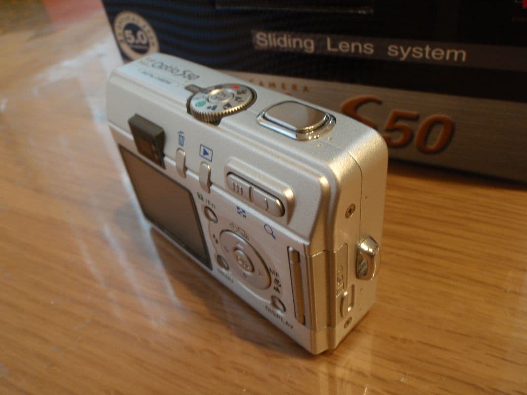 【動作確認済・美品】PENTAX Optio S50 コンパクトデジタルカメラ