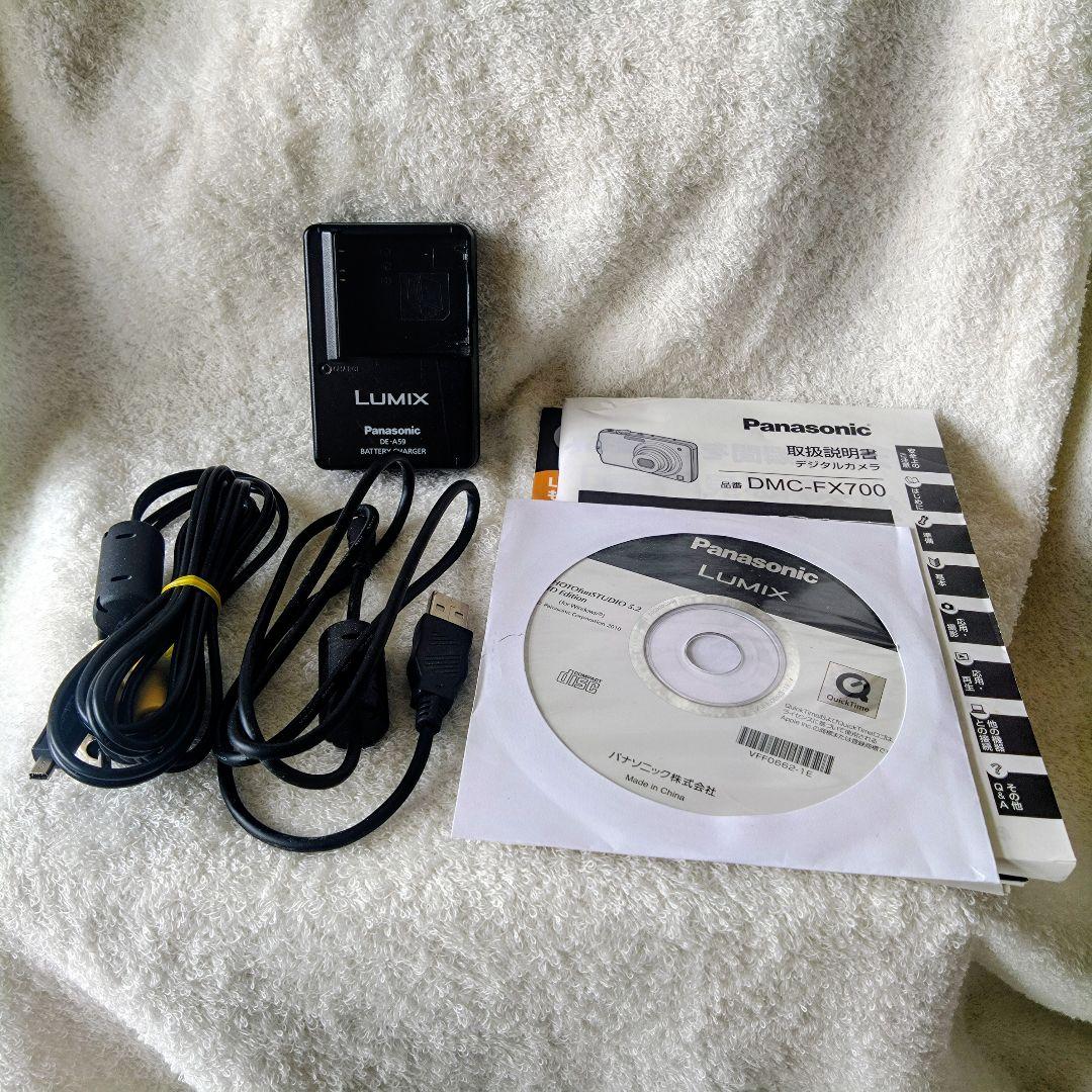 人気色 Panasonic LUMIX DMC-FX700 ブラック 動作確認済