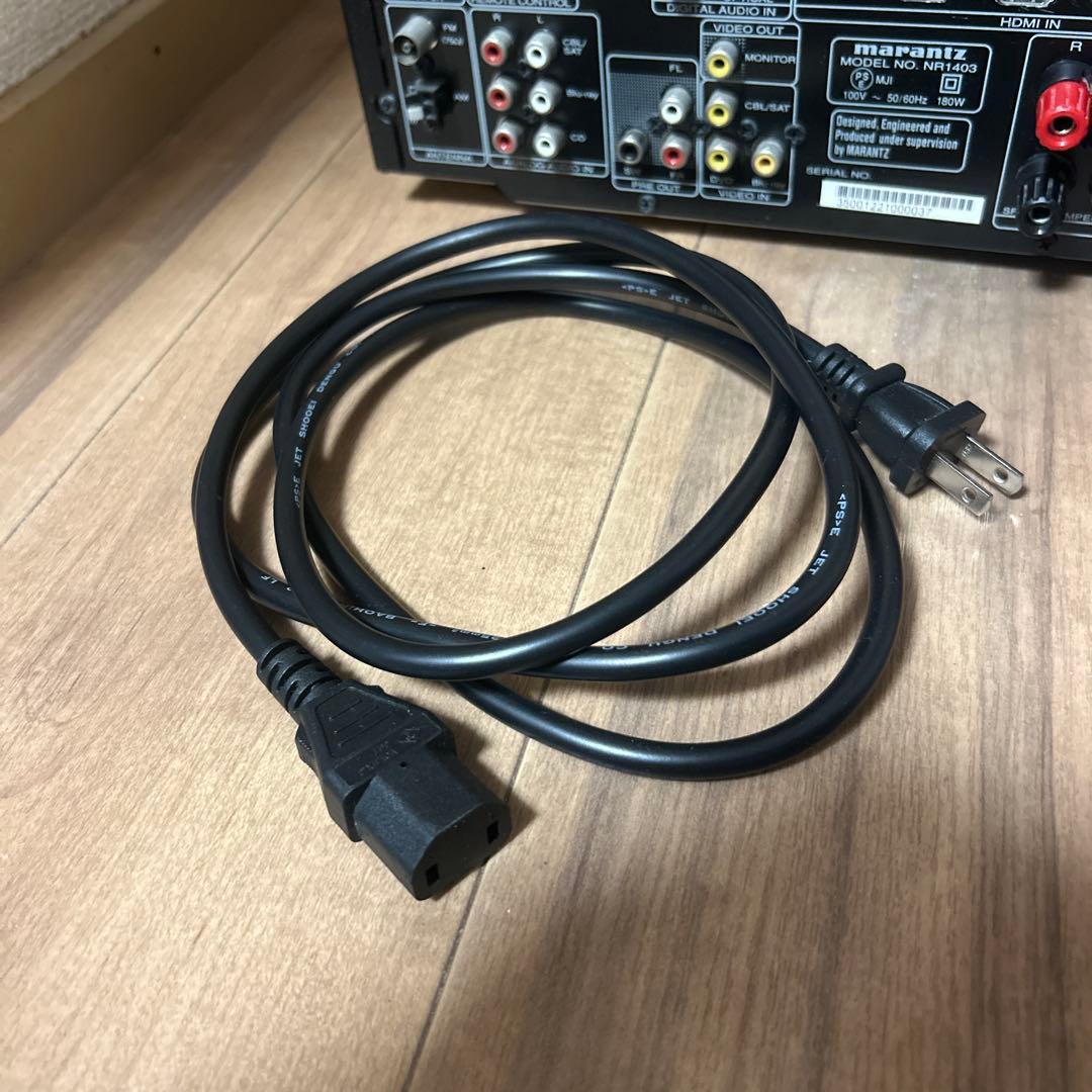 Marantz NR1403 AVレシーバー 5.1chアンプ おまけケーブル付