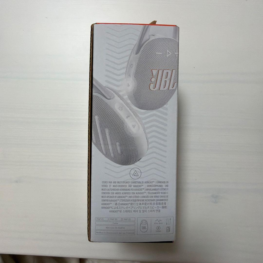 JBL CLIP 5 ワイヤレススピーカー　白