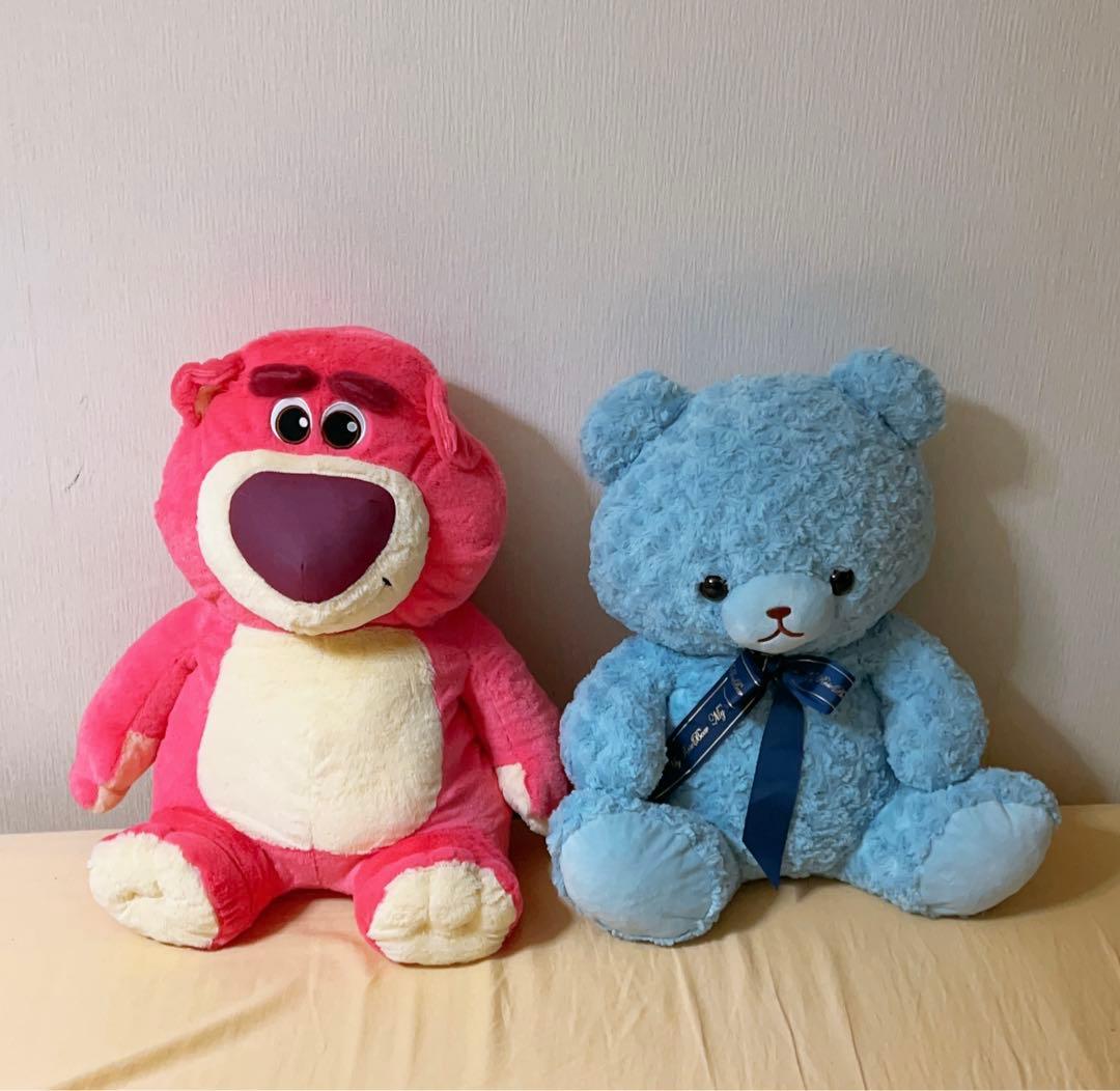 ふわふわのクマ型ぬいぐるみ4体セット 4 mai SETO