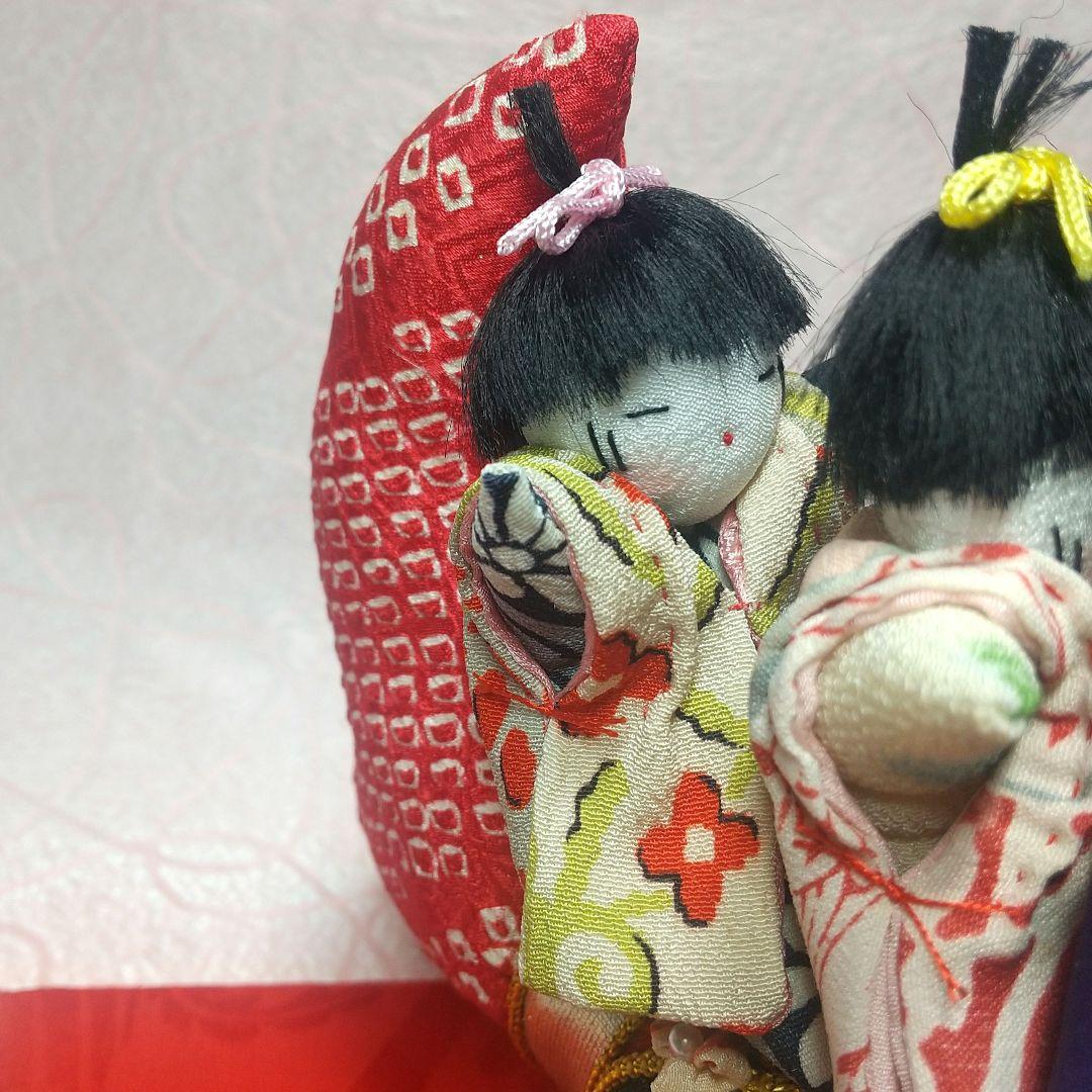 ちえみ様 リクエスト品 ちりめん細工 鯉と童 (赤)