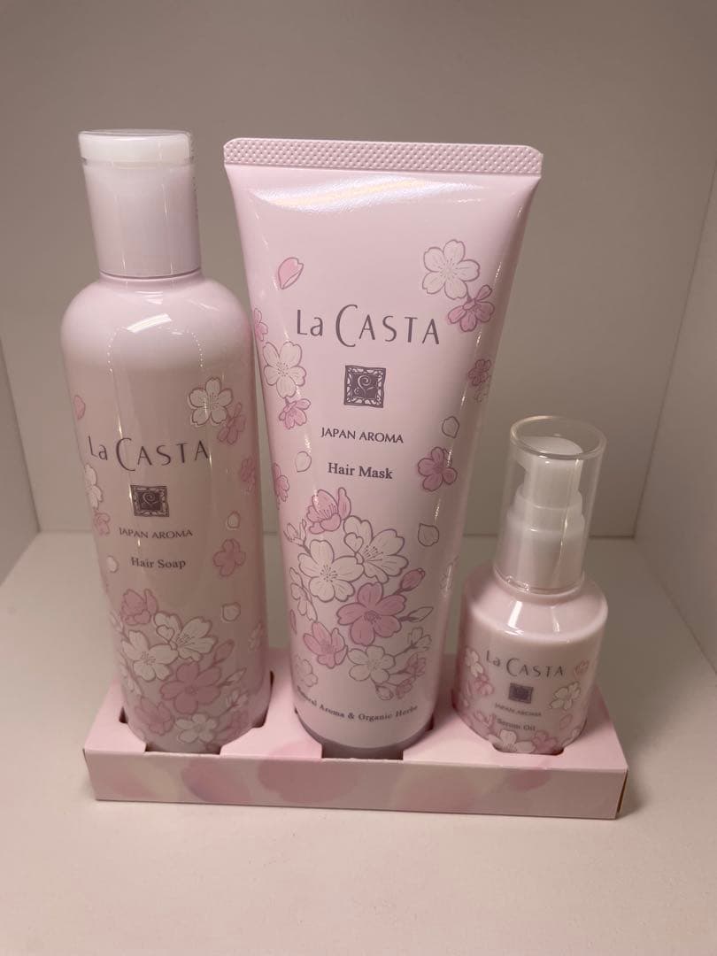 【新品】La CASTA（ラ・カスタ）ジャパンアロマ ヘアケアセット 桜百花