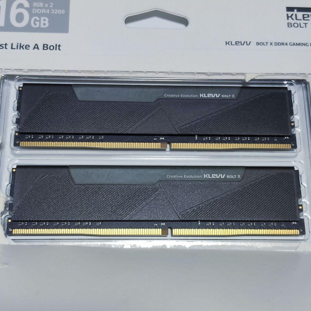 【8GB×2枚】KLEVV 16GB メモリ デスクトップ DDR4 3200
