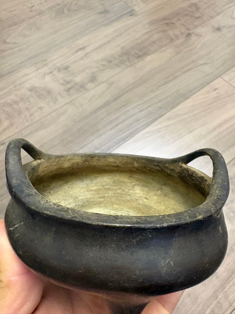 香炉 「大明宣德年製」在铭 古銅製