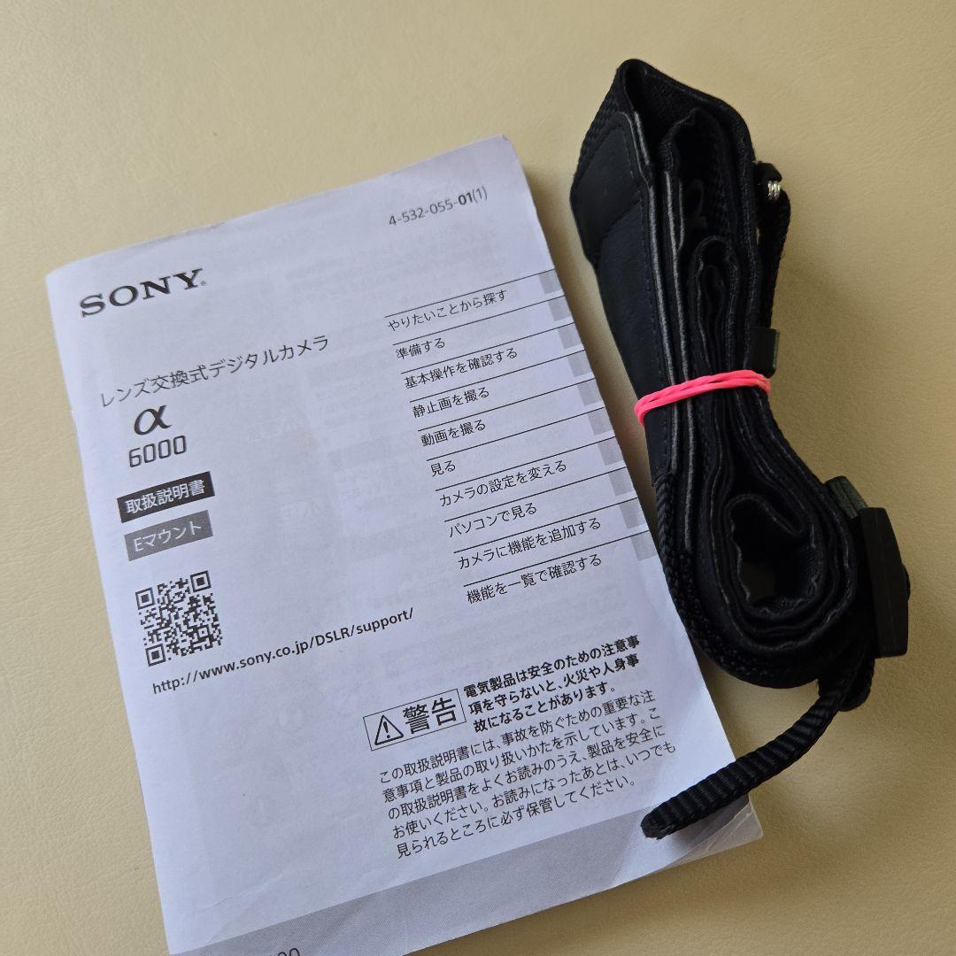 2186枚【美品】ソニー　ミラーレス　α6000 ボディー　※多少のお値引き可能