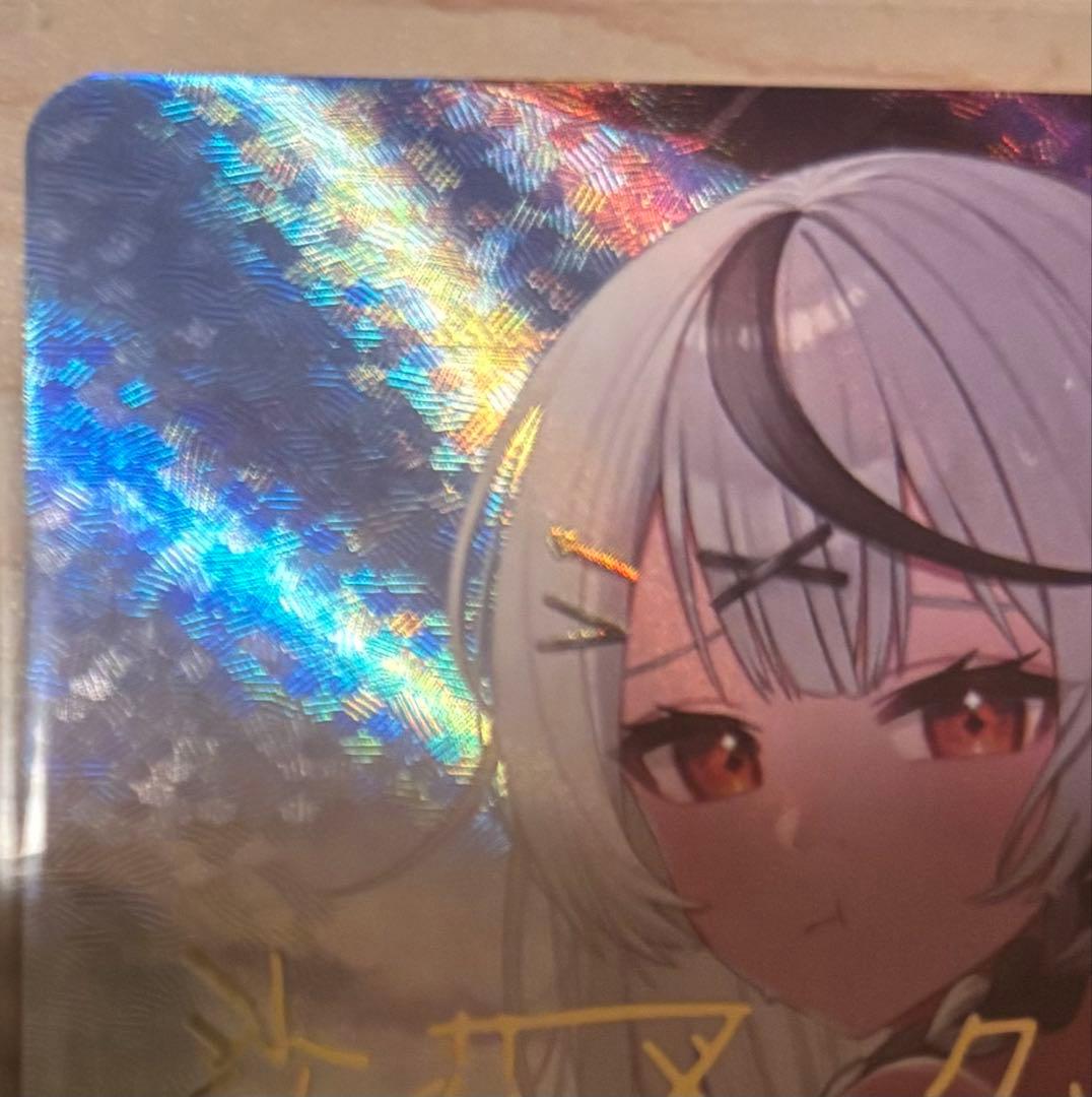 ホロライブ ホロカ 沙花叉クロヱ SEC サイン