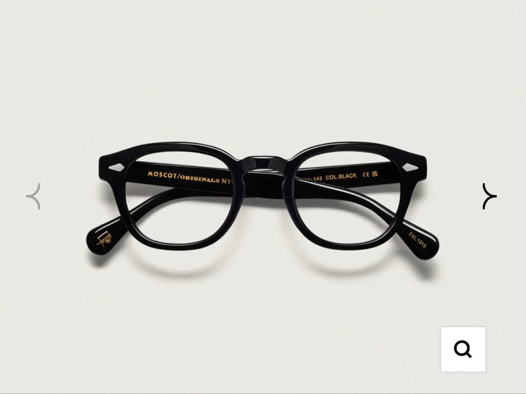 MOSCOT LEMTOSH 46 ブラック