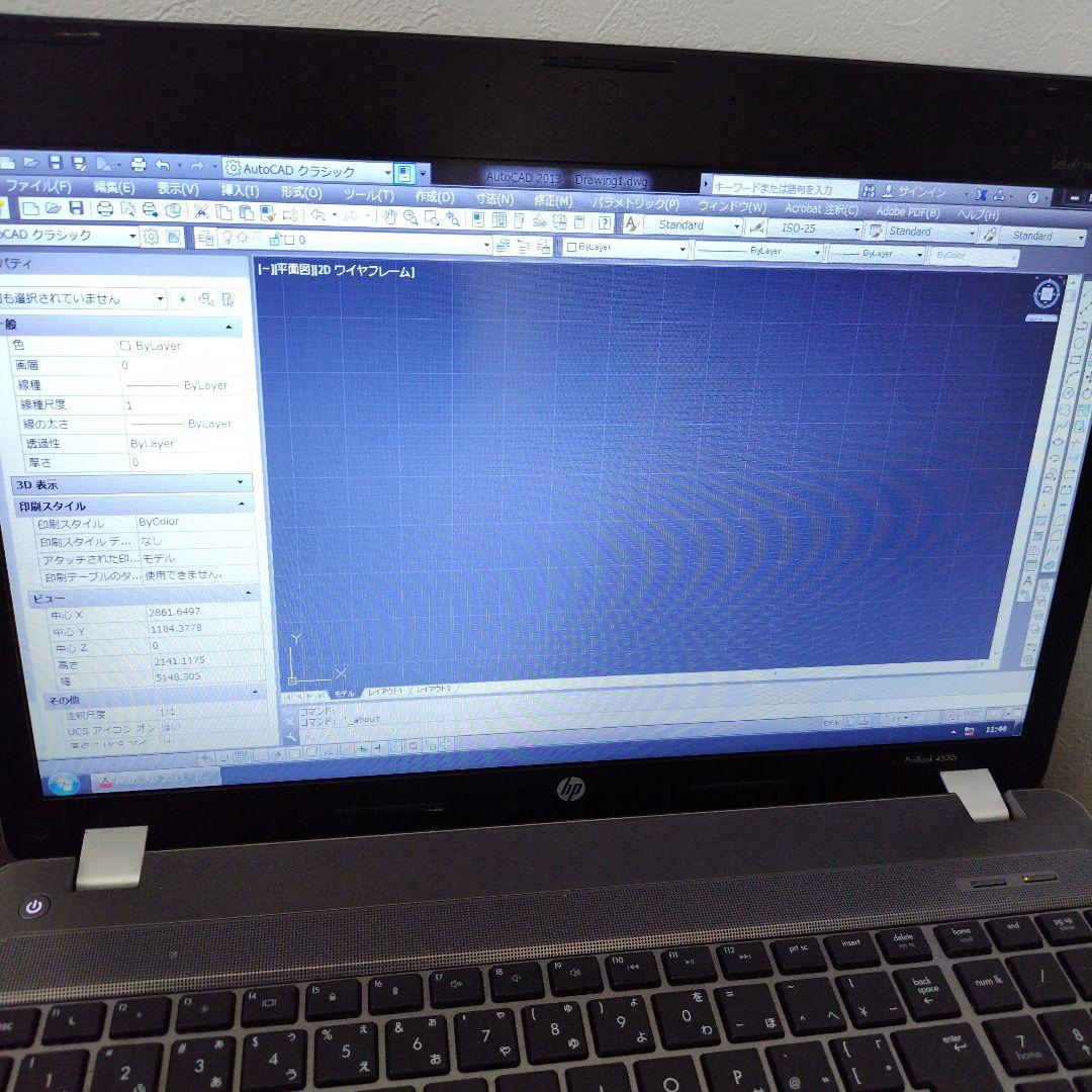 HP ノートPC（AutoCAD2013,Office2013インストール済み）