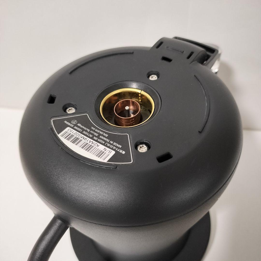 【動作確認済】BALMUDA バルミューダ　電気ケトル　黒　1417