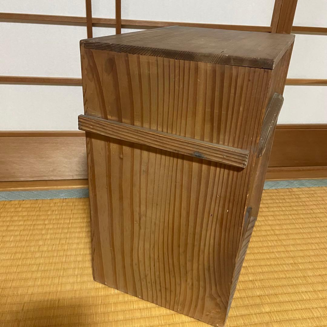 煙草盆　鳳凰　螺鈿　漆塗　タバコ盆　灰吹　アンティーク　青磁火入　骨董　キセル