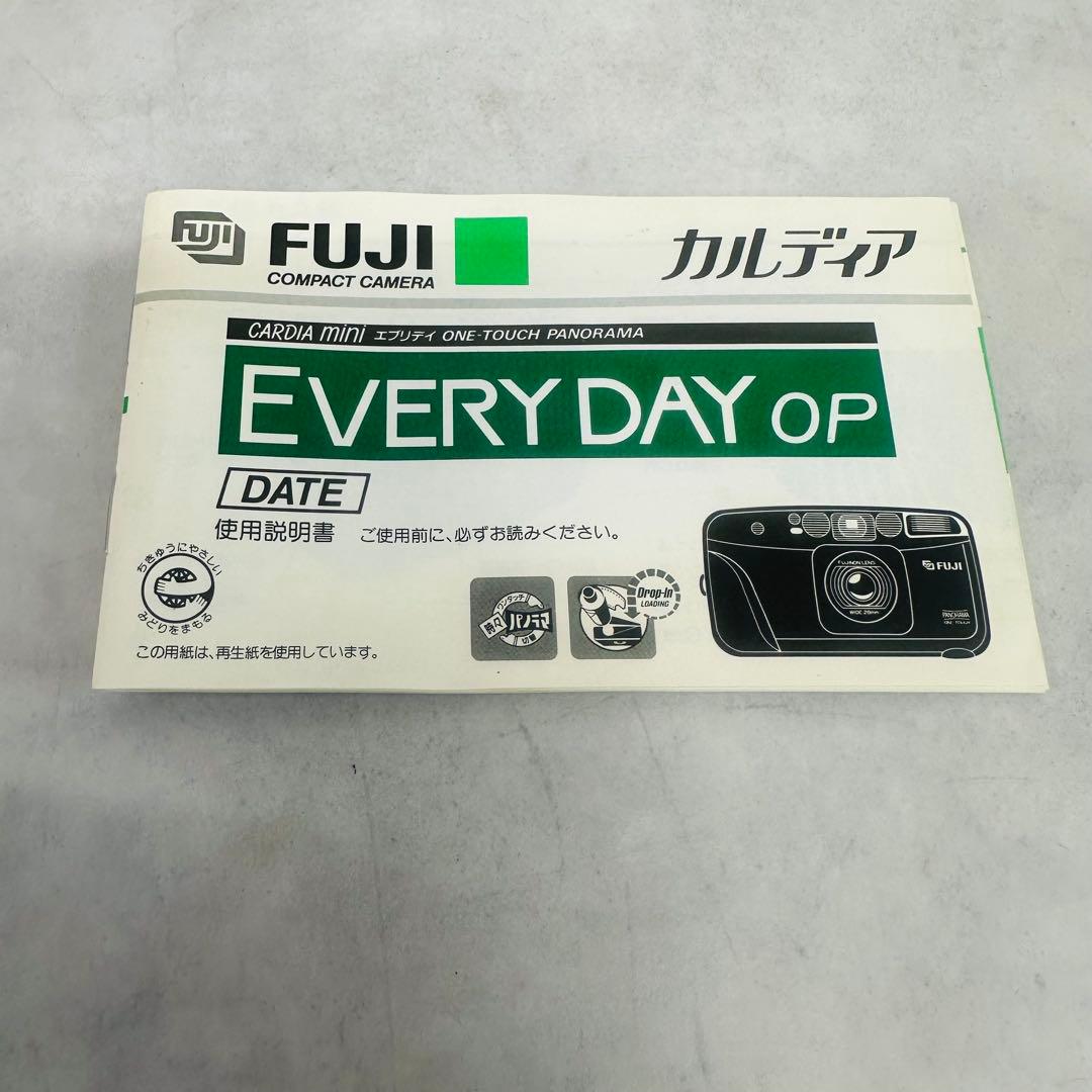 通電のみ　FUJI CARDIA mini EVERYDAY OP