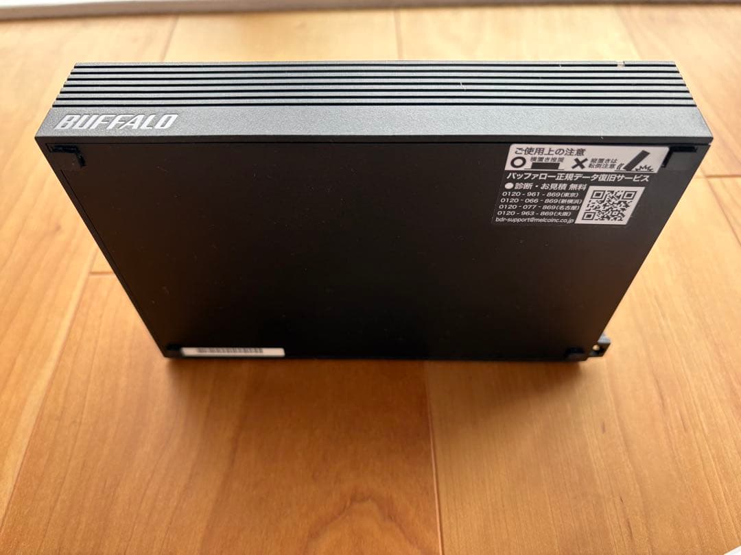 BUFFALO 外付けHDD ブラック