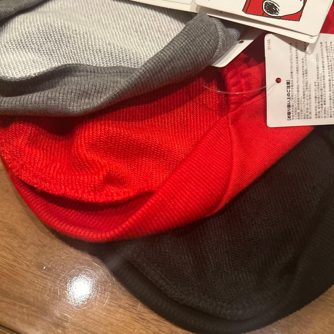 スヌーピー 犬服　3点セット　3号