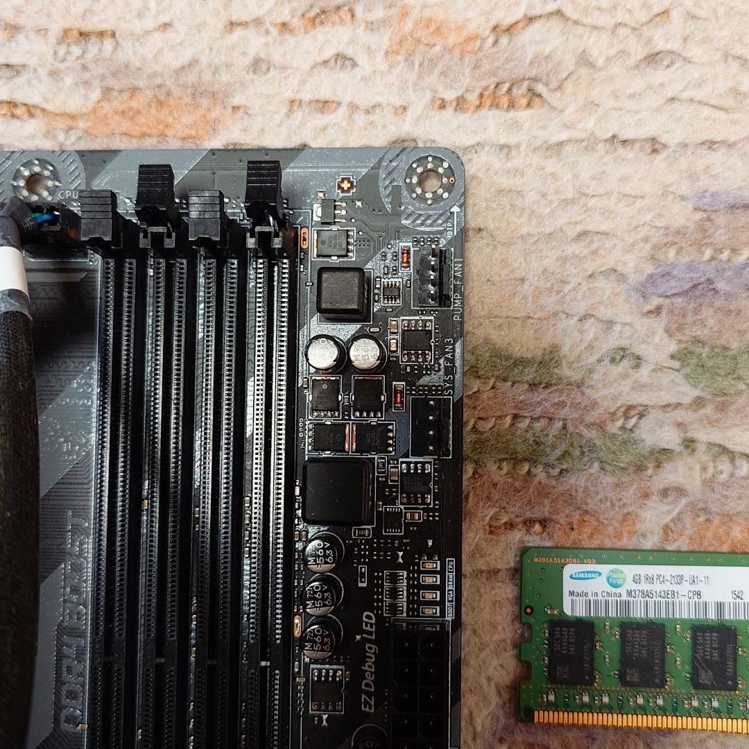 RYZEN5 1600 CPU + マザーボード + メモリ8GB