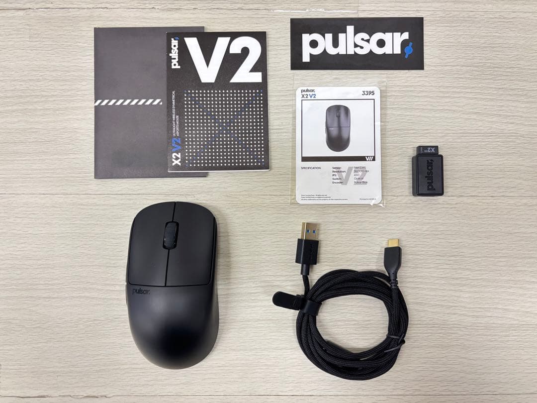 Pulsar X2V2 ワイヤレス ゲーミングマウス size 2 119