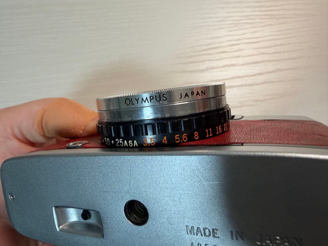【整備済・完動品】 OLYMPUS PEN EE-3 ボルドー