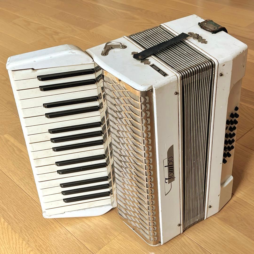 古道具　昭和レトロ　アコーディオン　Tombo インテリア　ジャンク