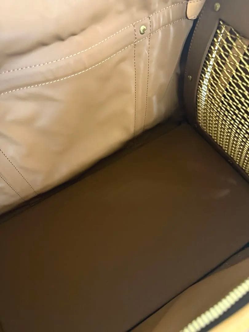 【美品】Louis Vuittoドッグ（ペット）キャリーケース