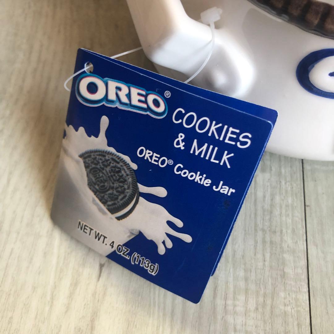 新品未使用デッドストックアメリカUSAオレオミルク瓶クッキージャービンテージ