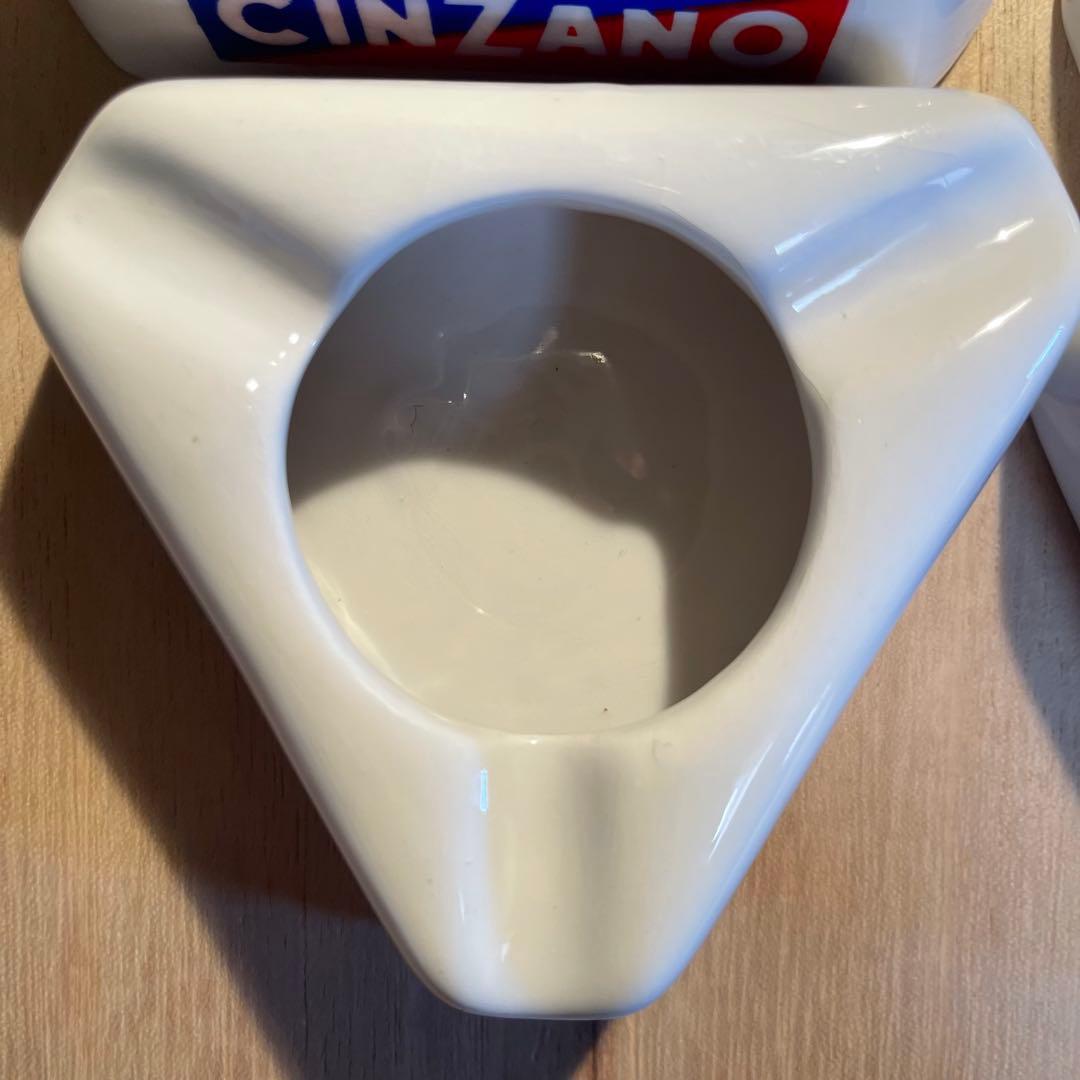 希少品　CINZANO レトロ　灰皿　チンザノ　ヴィンテージ　イタリア製