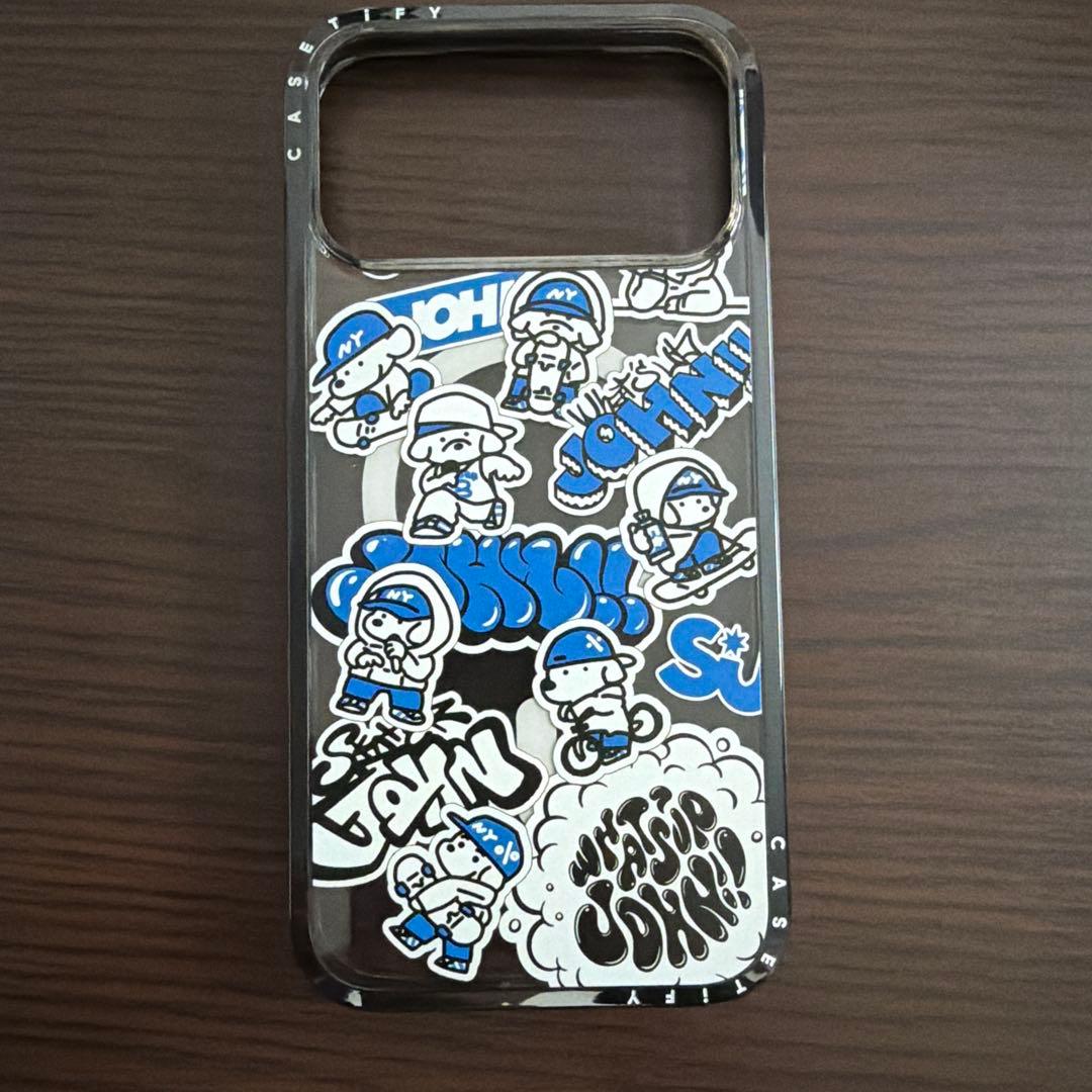 iPhone17Promax用ケース ストリートアート風