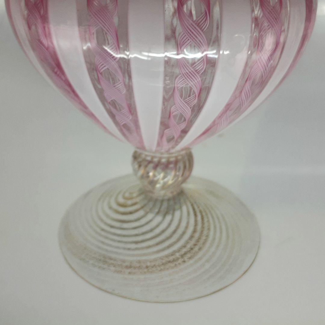 MURANO OPALINE FERRO ハイエナメル ハンドペイント 宝石箱