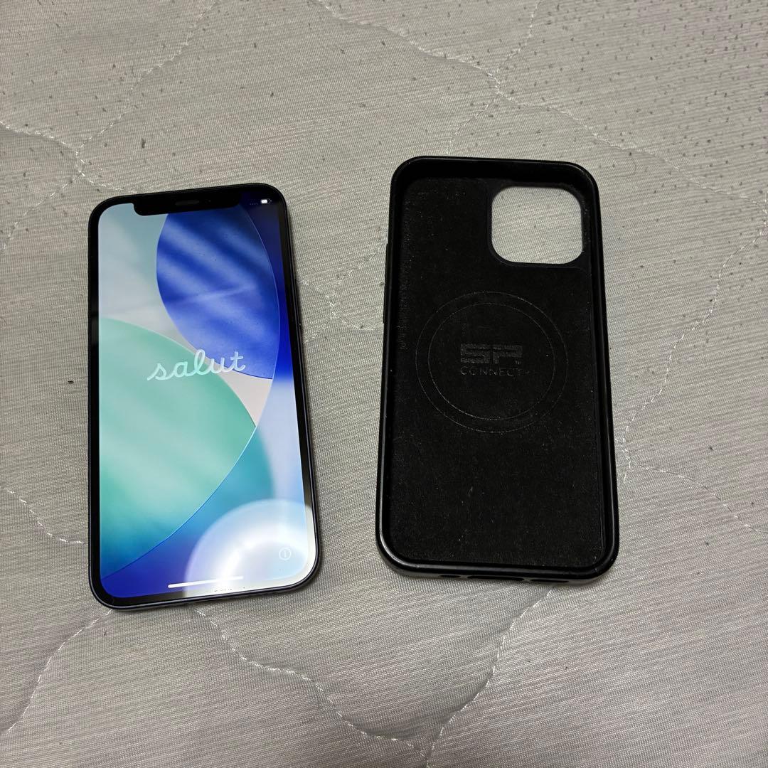 iPhone12mini 12Gb SPconnectスマホケースと黒バンパー付