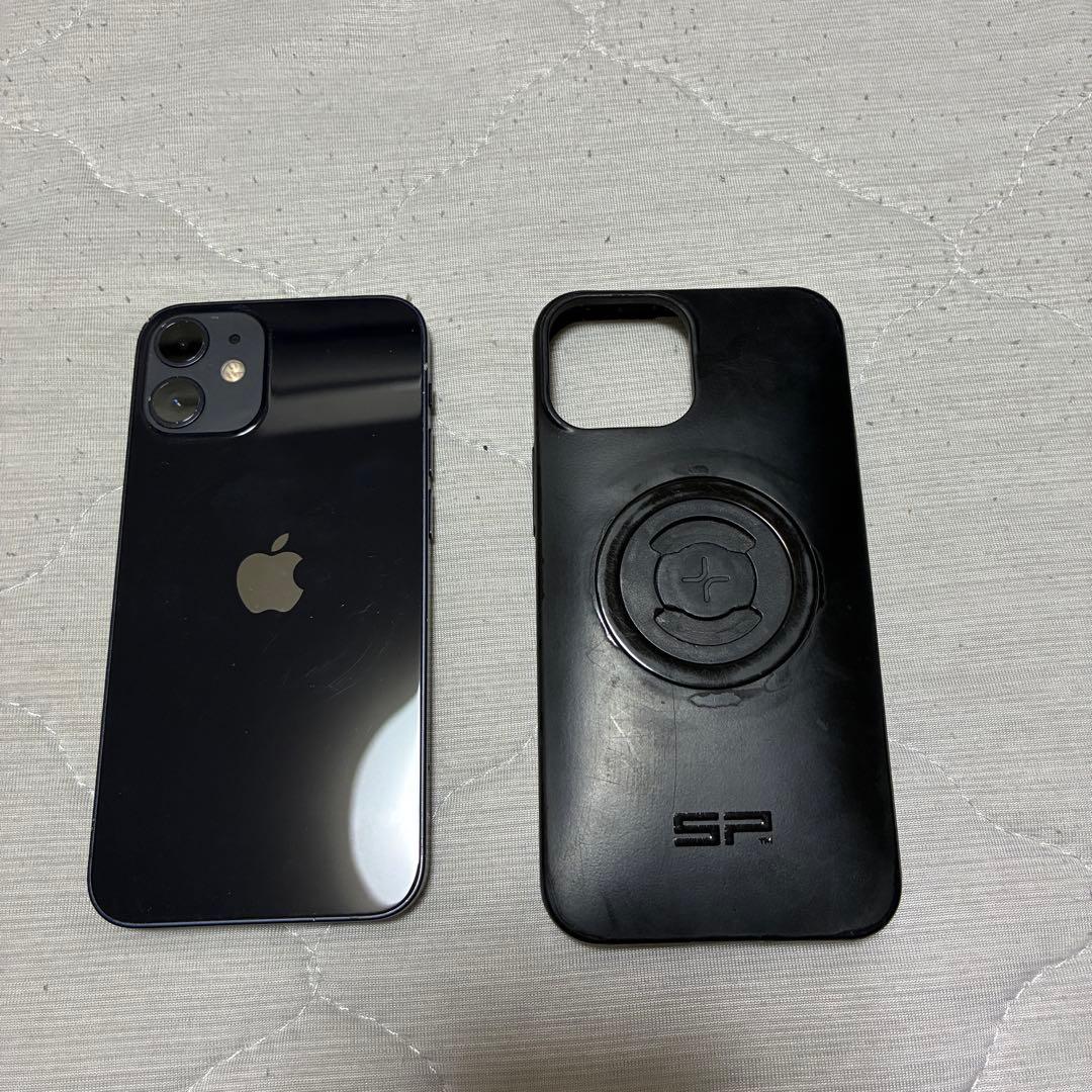 iPhone12mini 12Gb SPconnectスマホケースと黒バンパー付