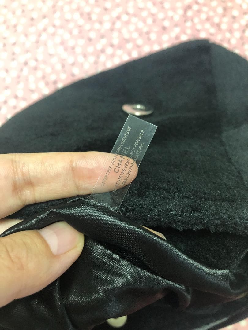 美品未使用　｛黒+黒｝ ノベルティ ショルダーバッグ