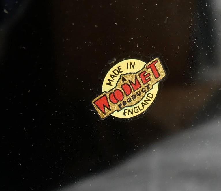 イギリス製【WOODMET】 ロンドンの名所の絵柄　ヴィンテージ 金属製トレイ