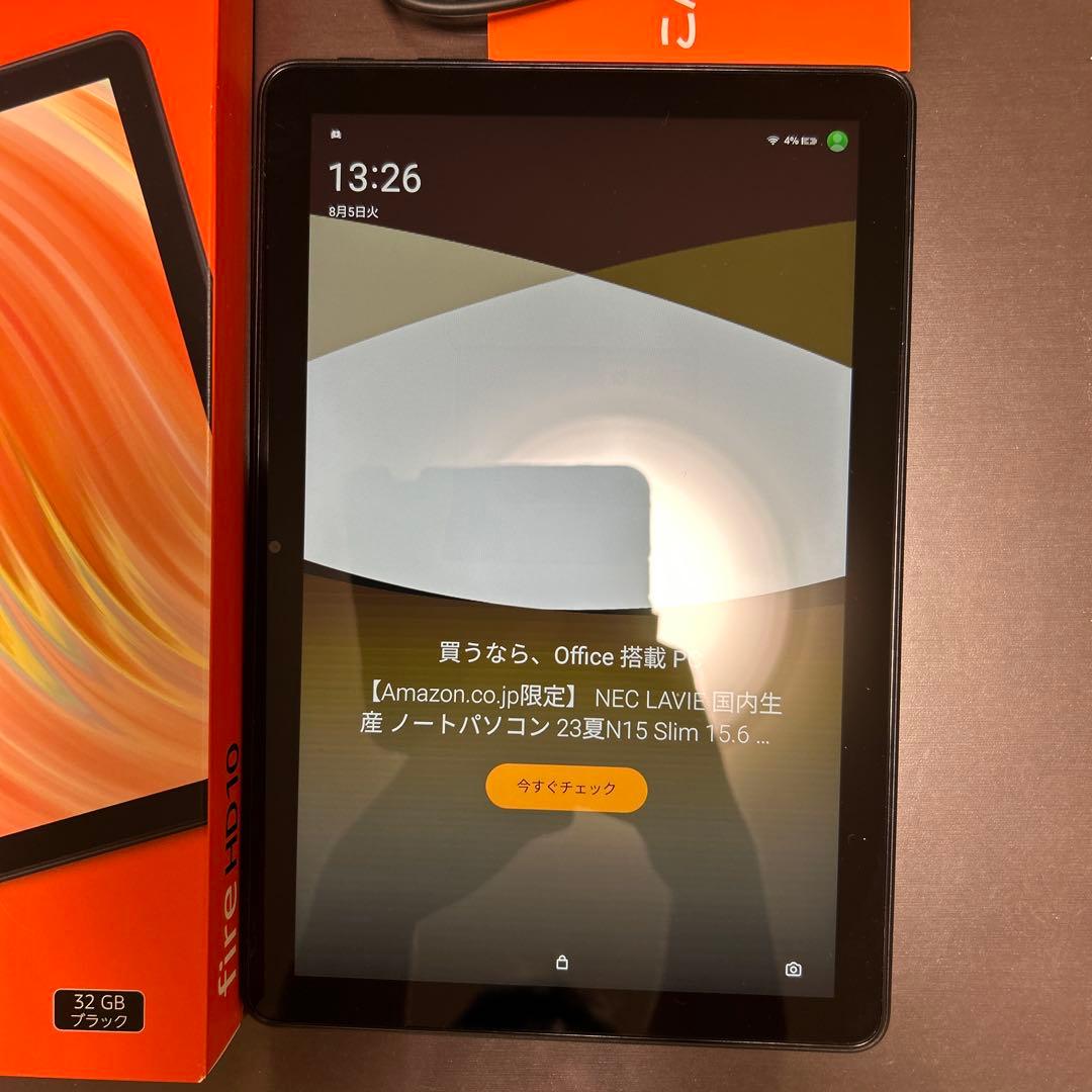 Fire HD10 ブラック 第13世代 2023 32GBストレージ