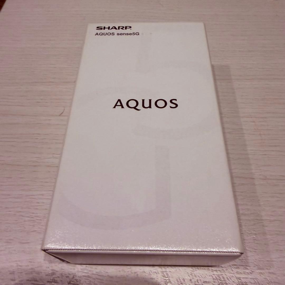 【美品】AQUOS sense 5G 64GB SIMフリー　ブラック
