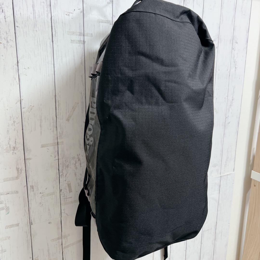 【美品】パタゴニア ブラックホールダッフル 55L 防水 ボストンバッグ 黒