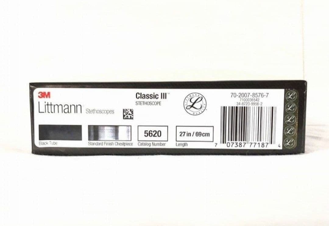 Littmann Classic III 聴診器 3M　ブラッ新品未使用