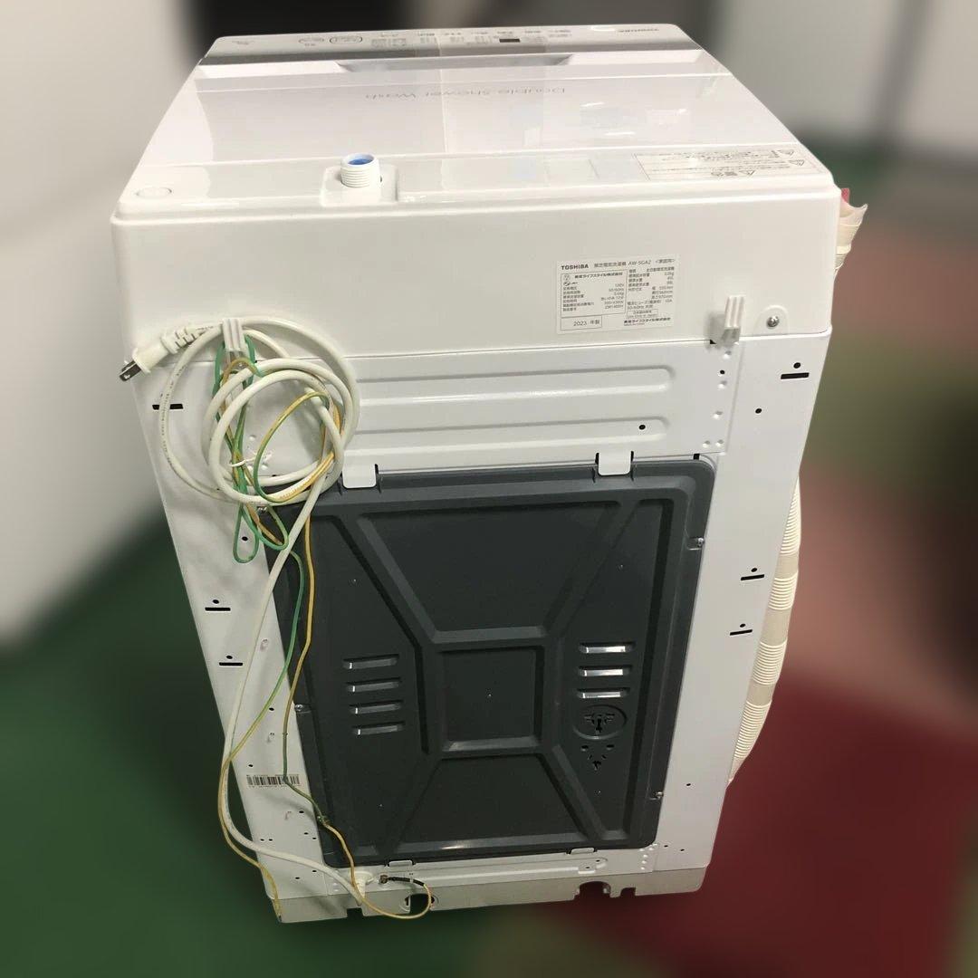 TOSHIBA ダブルシャワー 洗濯機 5kg 本体 2023年製