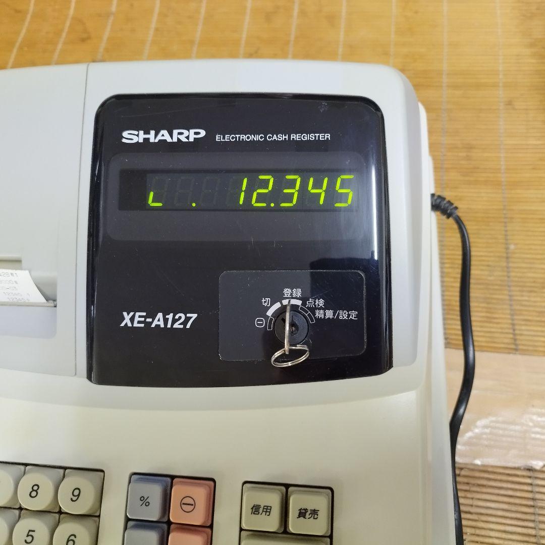 シャープレジスター　XE-A127　簡単便利特殊　送料込　1270304